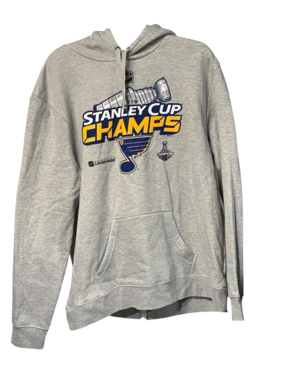 NWT Men's St. Louis Blues Fanatics 2019 Stanley Cup Champions Hoodie - 2XL
